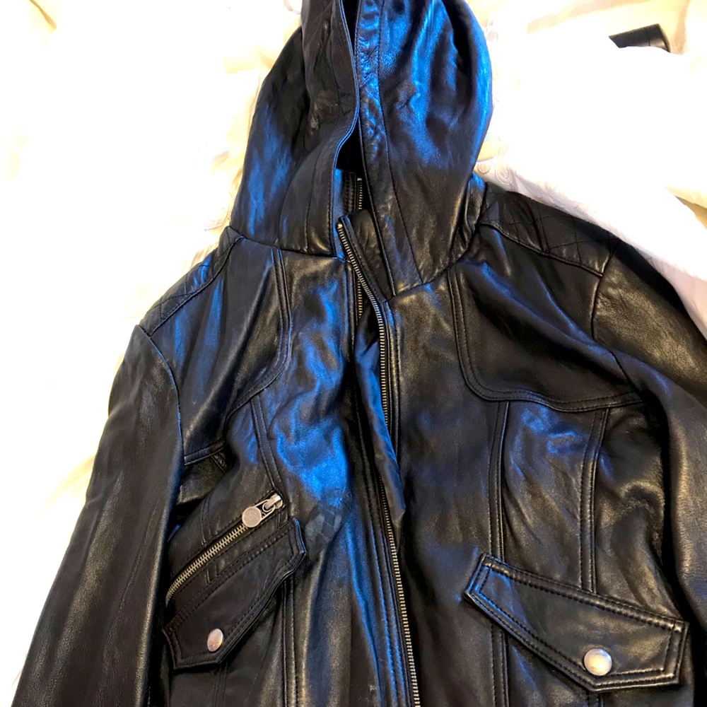 Guess Leather Motorcycle Jacket🖤